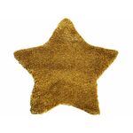 Tepih Shaggy Enjoy 80x150cm oblik zvijezda žuti