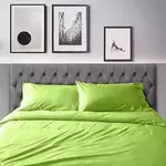 Viktorija Jorganska navlaka + 2 jastučnice Saten green DOUBLE