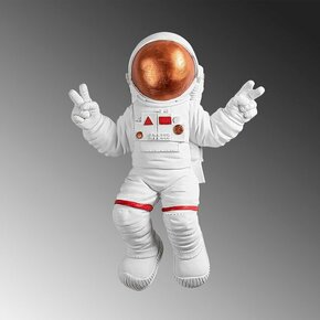 WALLXPERT Peace Sign Astronaut 3