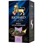 RICHARD Royal Thyme &amp; Rosemary - Crni čaj sa timijanom i ruzmarinom 25x2g 161801