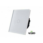 Wifi prekidač SLW, stakleni panel - 1 taster bela P0001