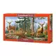 Puzzle 4000 delova c-400317-2 royal deer family castorland