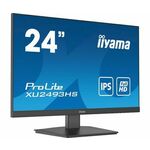 Iiyama ProLite XU2493HS-B4 monitor, IPS/VA, 23.8"/24", 16:9, 1920x1080, 75Hz, HDMI, Display port, VGA (D-Sub), USB