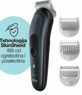 Braun BG3340 Aparat za brijanje dlačica na telu sa tehnologijom SkinShield i 3 nastavka