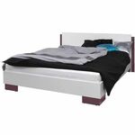 Krevet Lux 177x206x80 cm belo/ljubičasti