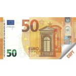 NOTES 50 EURO 4536 set 5 komada