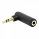 GEMBIRD audio adapter 3.5mm 3-pina (m) na 3.5mm 3-pina (ž) (Crni) - A-3.5M-3.5FL,
