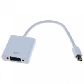 Fast Asia adapter-konverter Mini DisplayPort na VGA (m/ž) (Beli)