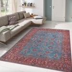Conceptum Hypnose Blues Chenille - Claret Red AL 170 Multicolor Carpet (140 x 190)