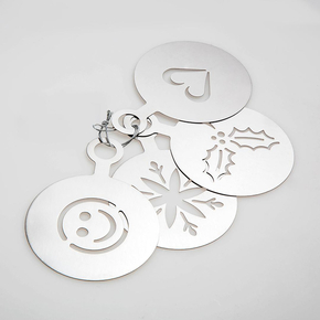 Jumbo Venti Steel Latte Art Set of 4