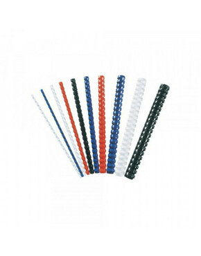 Spirala PVC 6 mm 1/100 Fellowes bela 5345005