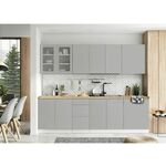 Livia Kitchen 260 Light Grey Mat Bb