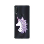 Maskica Silikonska Print Skin za Alcatel 1S 2020 5028D A1 Alpha 20 Purple Unicorn