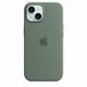APPLE iPhone 15 Silicone Case w MagSafe - Cypress (mt0x3zm/a)