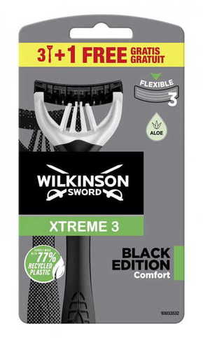 Wilkinson brijač Xtreme 3 active black 3+1 gratis