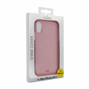 Torbica Puro Shine za iPhone X roze