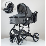 Dečija kolica za bebe MARSI sa auto sedištem (Model 600-1 siva)
