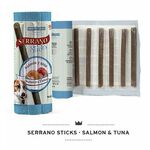 Mediterranean Serrano štapici Losos i Tuna, poslastica za pse 16 kom