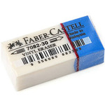 FABER CASTELL gumica za brisanje za mastila i grafita (bez ftalata) 188230 (Bela/Plava)