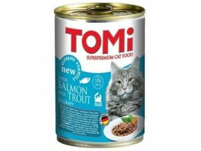 Tomi Hrana za mačke u konzervi Losos i Pastrmka 400gr