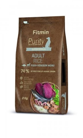 Fitmin Dog Purity Adult Riba &amp; Divljač sa Pirinčem