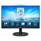 Philips 241V8L/00 monitor, VA, 23.6"/23.8"/24", 16:9, 1920x1080, 75Hz, HDMI, DVI, VGA (D-Sub), USB
