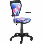 Ministyle kancelarijska stolica 55x55x97 cm crna / poni