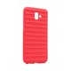 Maskica Ribbed za Samsung J610FN Galaxy J6 Plus crvena