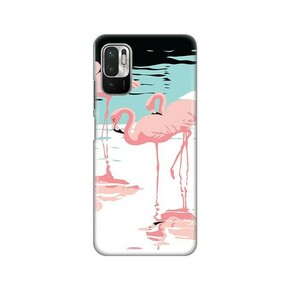Maskica Silikonska Print za Xiaomi Redmi Note 10 5G Pink Flamingos