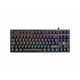 White Shark GK-2101 Spartan X RGB mehanička tastatura, USB, crna/crvena