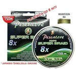 PESCATORE SUPER BRAID 8X 0 20mm