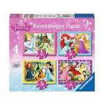 Ravensburger puzzle (slagalice) - Diznijeve princeze, 4 u 1 RA07397
