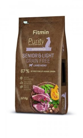 Fitmin Dog Purity Grain Free Senior &amp; Light Jagnjetina
