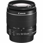 Canon objektiv EF-S, 18-55mm, f3.5-5.6 IS STM, plavi