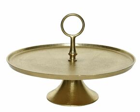 Metalni stalak za kolače - zlatni 391257