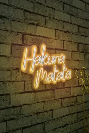 Hakuna Matata - Yellow Yellow Decorative Plastic Led Lighting