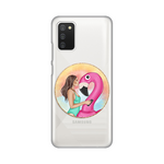 Torbica Silikonska Print Skin za Samsung A025G Galaxy A02s Flamingo Kiss