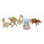 SYLVANIAN bbq picnic set -elephant girl- ( EC5640 )