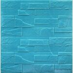 3D tapete - Dekorativni kamen - Plava
