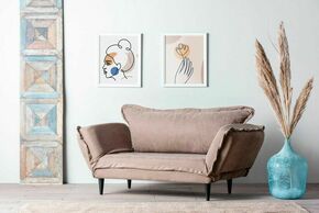 Atelier Del Sofa Vino Daybed - Mink GR121\01 Mink 2-Seat Sofa-Bed