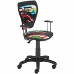 Ministyle kancelarijska stolica 55x55x97 cm crna / formula