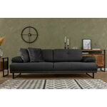 Atelier Del Sofa Mustang - Anthracite Anthracite 3-Seat Sofa-Bed