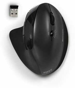 PORT Mouse BT+WiFi (900706-BT) Ergonomic Rechargeable