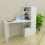 Merinos - White White Study Desk