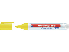 Edding Marker za staklenu tablu E-95 15-3mm zaobljeni žuta