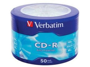 Verbatim CD-R 52 x DL 50 pak