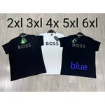 Hugo Boss bela muska majica XXL 3XL 4XL 5XL 6XL HB42