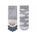 BabyJem Pamučne čarape za bebe dečake sa glodalicom 06-12m