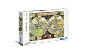 CLEMENTONI Puzzle 6000 HQC antique nautical map