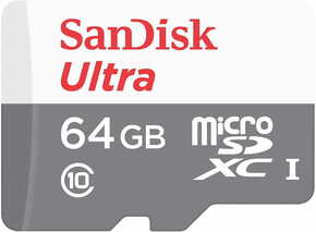SANDISK Memorijska kartica micro SDXC Ultra 64GB SDSQUNR-064G-GN3MN
